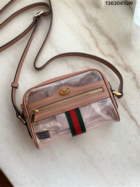 gucci clear handbag|authentic gucci purses.